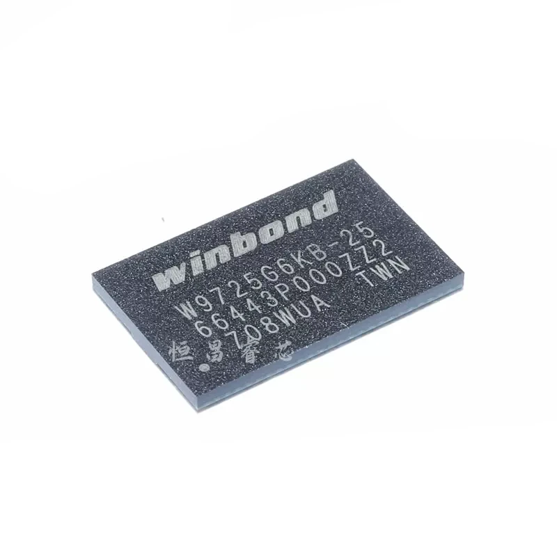 W9725G6KB-25 FBGA84 original, 256Mbit, DDR2, 16M-16, novo, 5 PCes