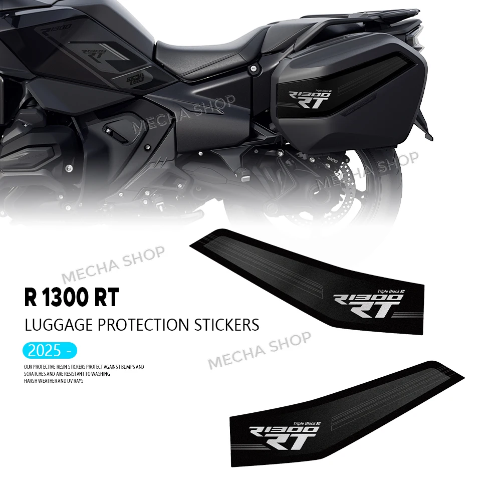 

Для R1300RT R1300RT Touring боковой комплект тройные черные наклейки на чемодан аксессуары для мотоциклов устойчивые к царапинам водонепроницаемые наклейки