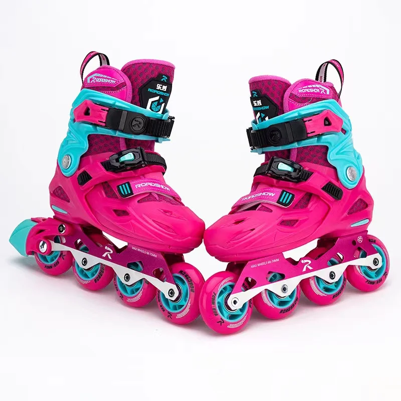 

Lexiu-RX1G Roller Inline Skates Shoes, Professional for Beginners, Boys and Girls, Adjustable Size, Safety