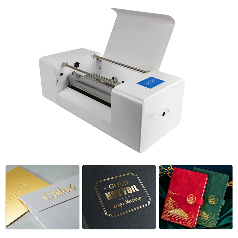 A3 Small Electric Ribbon Foil Stamping Machine Hot Sale Letter Pattern Printing Heat Press for Home Use