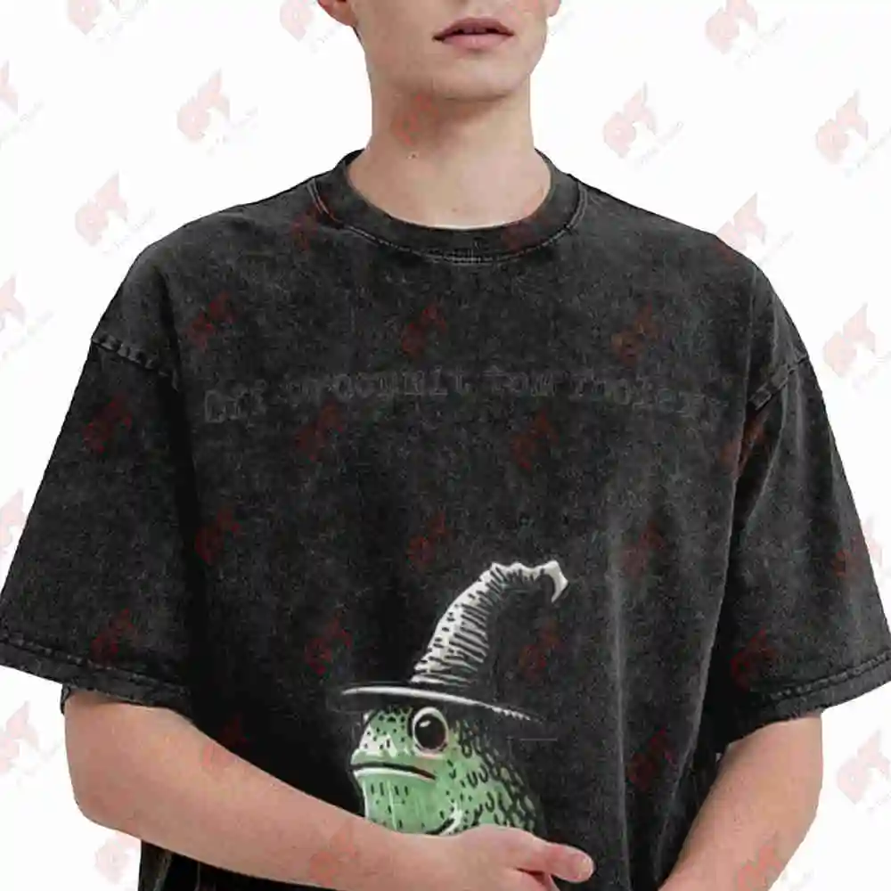 Off To Commit Tomfoolery Vintage Washed Tee Pure Cotton T-Shirt