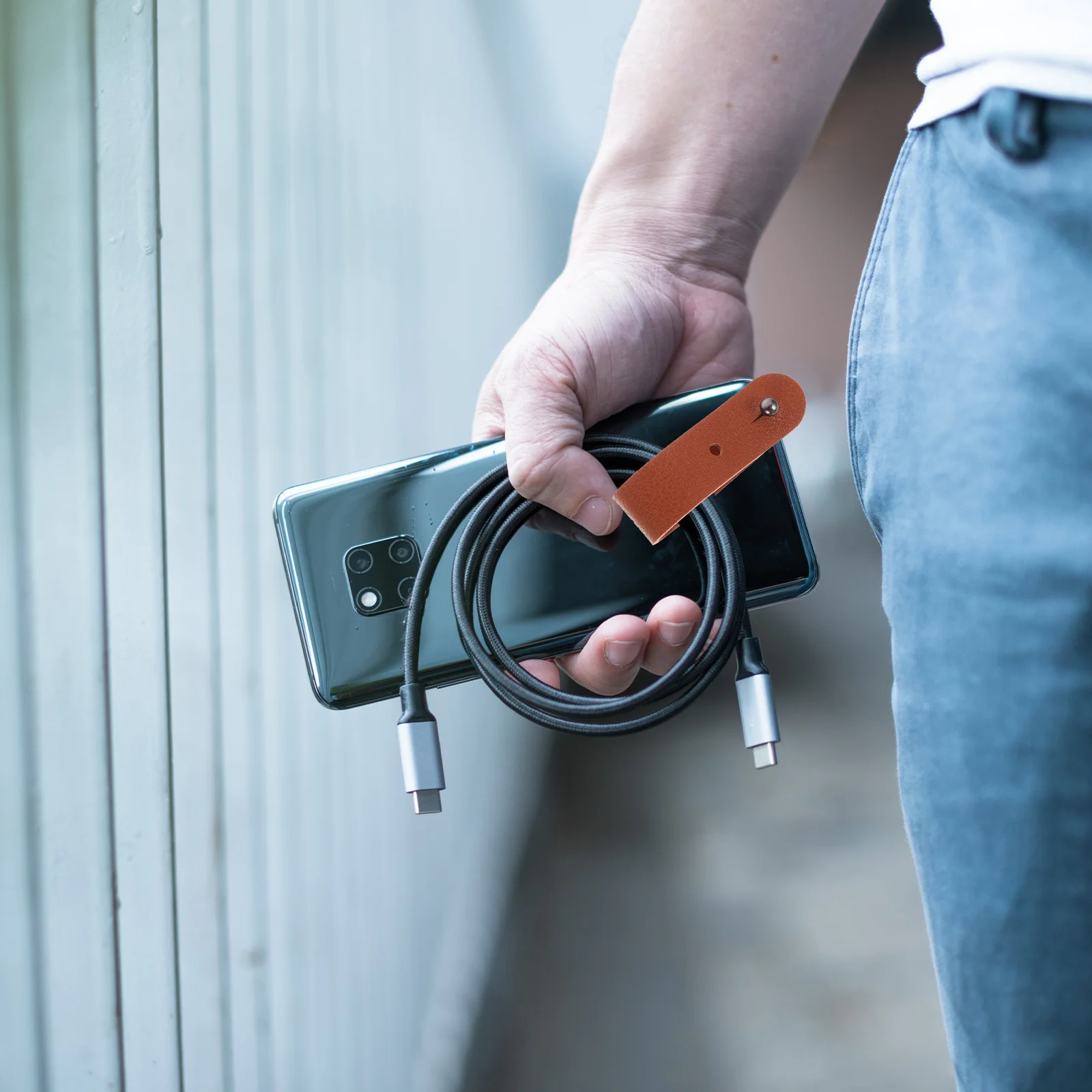 5 قطعة منظم الكابلات ربطات الحبل لسماعات USB إدارة الأسلاك حزام تخزين المواد الرجال منظم الحبل #3