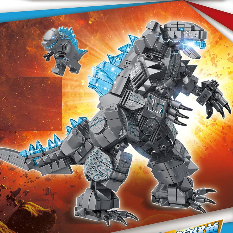 

В наличии игры Монстр динозавр фильм серии moc Building Block модель игрушки cus-laa подарки Рождественский детский набор