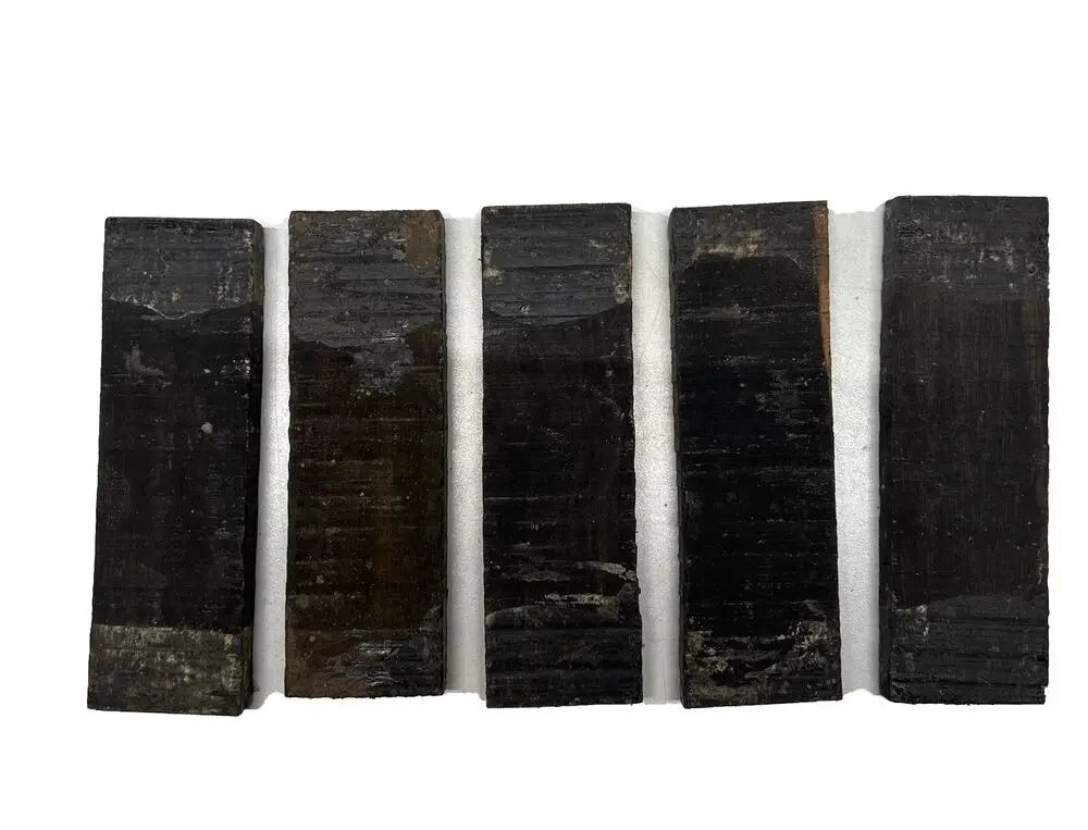 5 Pack, Gaboon Ebony Knife Blanks-Turning wood blanks 6\