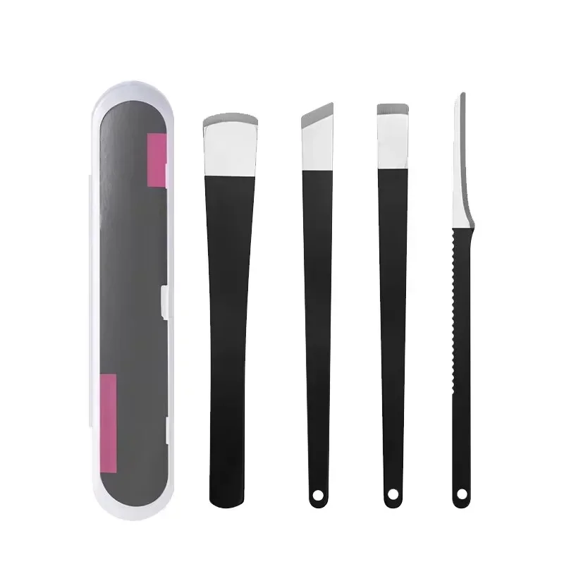 4/5/6pcs Pedicure Knife Set, Callus Remover Dead Skin Scraper Tool, Nail Trimmer & Groove Cleaner for Home Foot Care