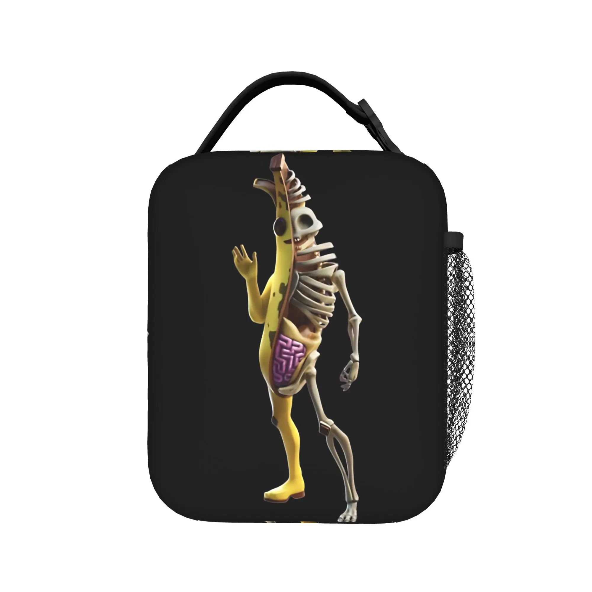Banana Peely Battle Royale Character Lunch Bag Game Outdoor Picnic Lunch Box For Women Thermal Lunch Bags Waterproof Cooler Bag