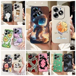 For Infinix Hot 40i Case X6528 Fashion Painted Cartoon Cover Soft Silicone Phone Case For Infinix Hot 40 Pro Hot40 Hot40i Bumper