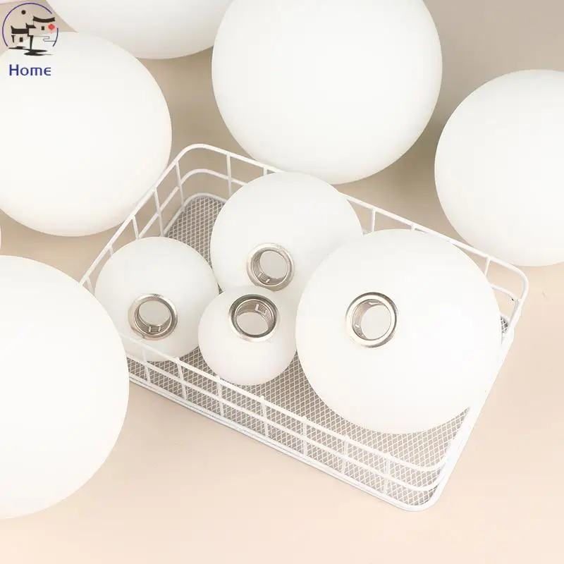 White Glass Lamp Shade For G9 Bulb Frosted 2cm Fitter Opening Accessory Glass Replacement Globe Lampshade Ball Glass Lampshade