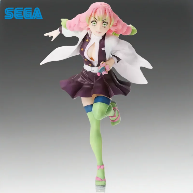 

В наличии SEGA, оригинальная фигурка Demon Slayer Kanroji Mitsuri, модель куклы, новая коробка, игрушки, модель гаража, коллекционная