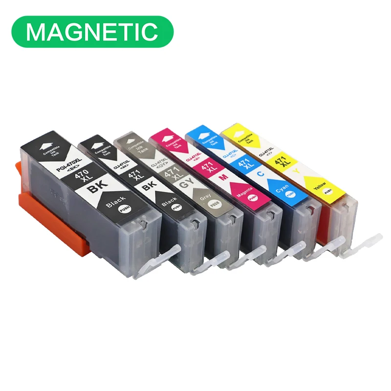 6X PGI470 CLI471 Compatible Ink Cartridge For Canon ts5040 PIXMA MG5740 MG6840 MG7740 Printer ink Cartridges pgi 470 cli 471