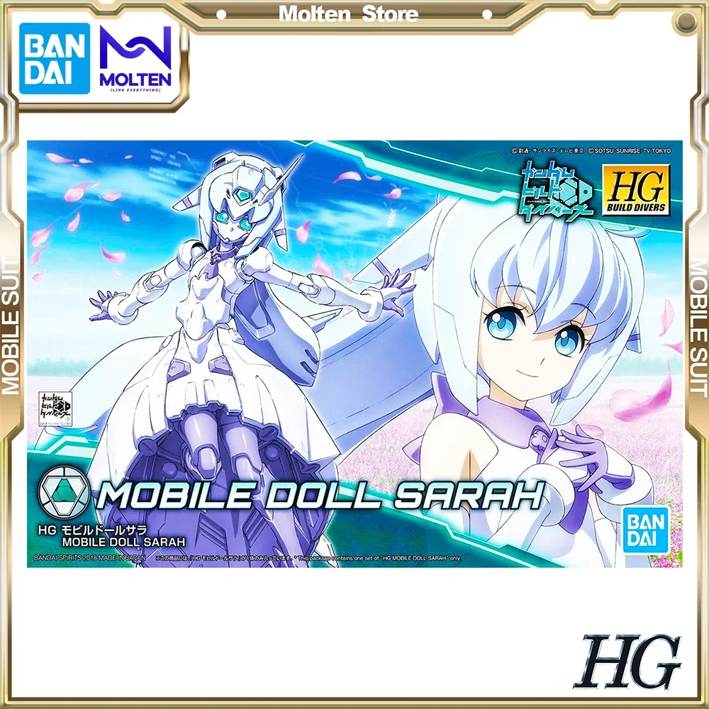 

BANDAI Original HGBD 1/144 Mobile Doll Sarah Mobile Suit Gundam Build Divers Gunpla Model Kit Assembly/Assembling