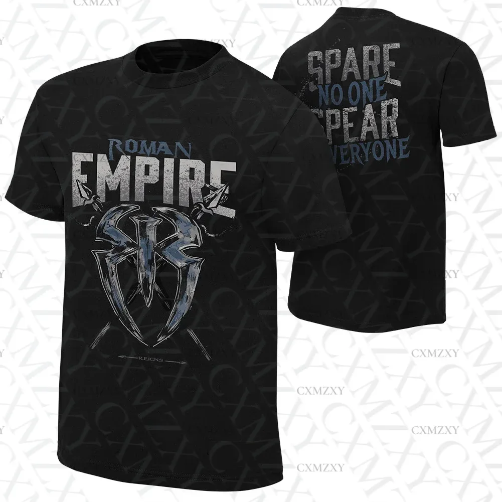 

2025 New Top WWE DA Loose Romantic Edgy Bloklesner Short-sleeved T-shirt Fashion Street Tops