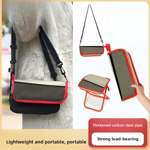 Taburete plegable para mochila, portátil, pequeño, Mazar, bolso para bolígrafo, taburete, silla plegable para exteriores, pista de pesca ultraligera de alta velocidad