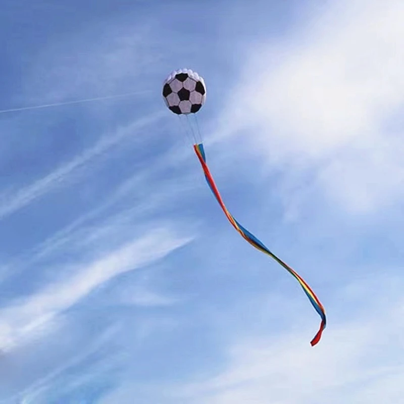 Cerfs-volants de football géants pour enfants, ligne de cerfs-volants souples, jouets en kevlar gonflables pour adultes, livraison gratuite