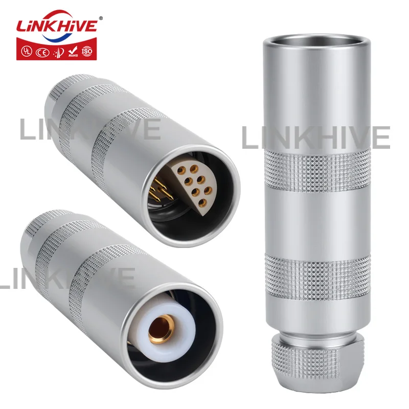 Compatible with LEMO PCA Free Socket 0S/1S/2S/3S 2 3 4 5 6 7 8 10 12 14 16 18 250 275 Pin Mutipole/Coaxial Half-moon Connector