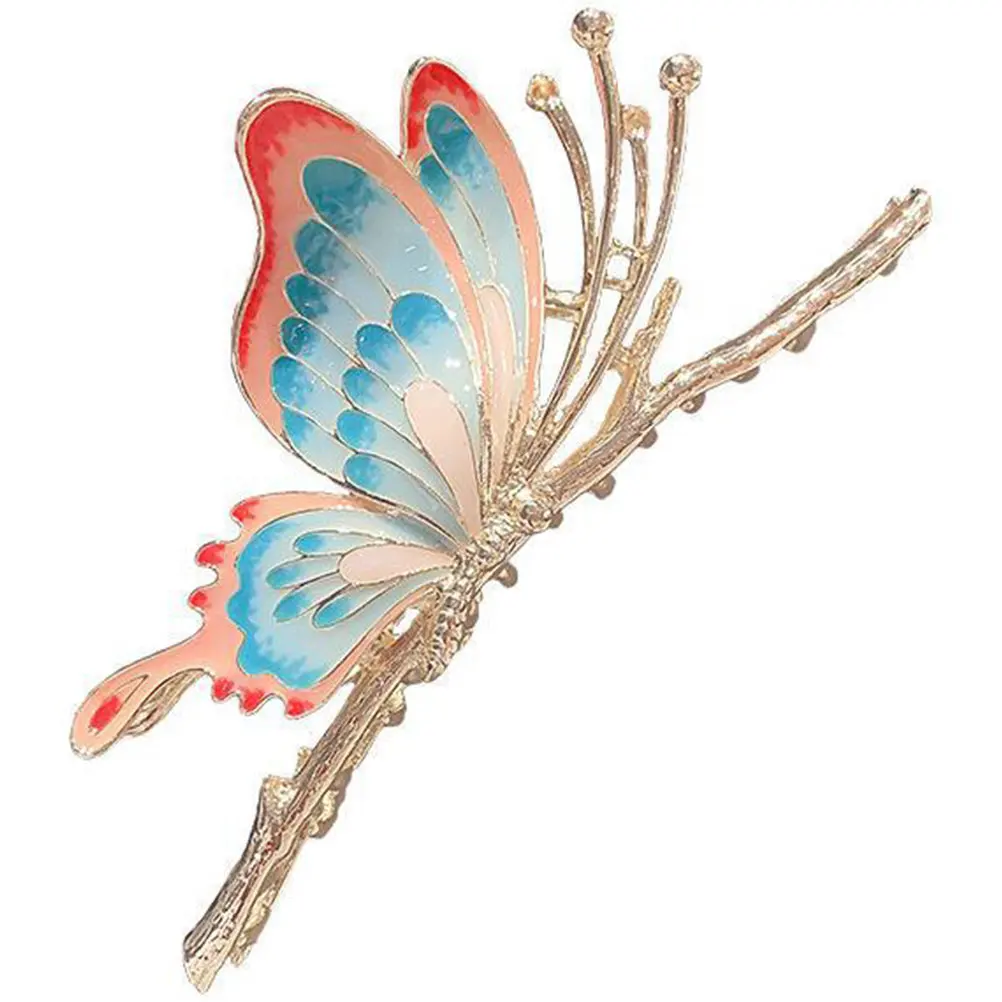 

Butterflies Hair Claw Clip Delicate Non-Slip Design Suitable for Party Fashion Hairstyle Hair Accessories for Women Girls
