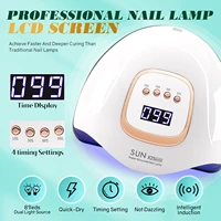 Lampe à ongles UV LED 380W, pour le Salon de maison, lampes de séchage puissantes pour tous les vernis Gel, équipement professionnel pour les ongles 2