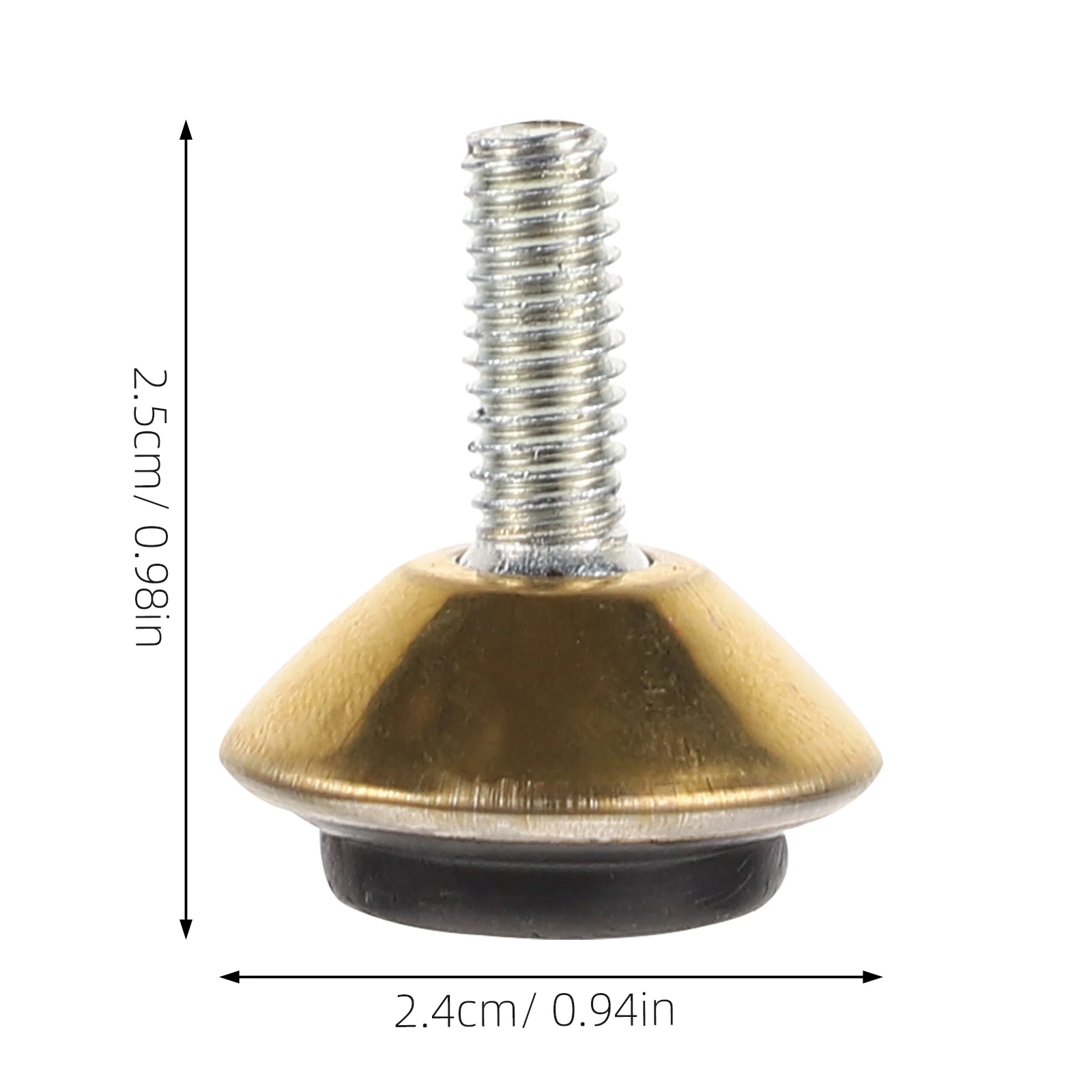 

12pcs Adjustable Leveling Feet Heavy Duty Metal Furniture Glides Non-Skid Floor Protectors For Table Chair Furniture Accessories