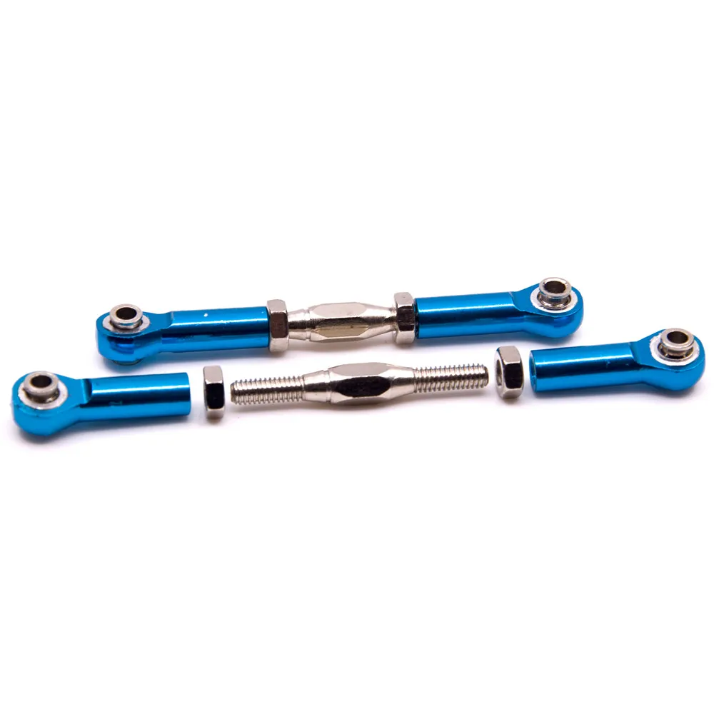 YEAHRUN Alloy Adjustable Servo Linkage Pulling Steering Rods Arms For  1/10 RC Model Car Upgrade Parts