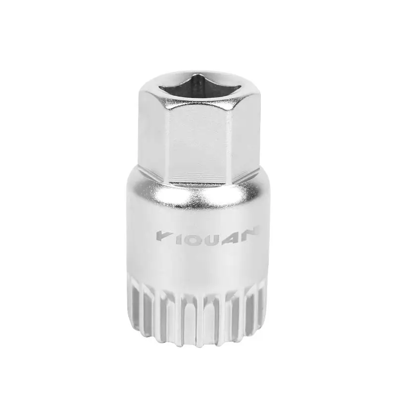 Mountain Bike Bicycle Bottom Bracket Sleeve Removal And Installation Wrench Square Hole Spline Repair Tool