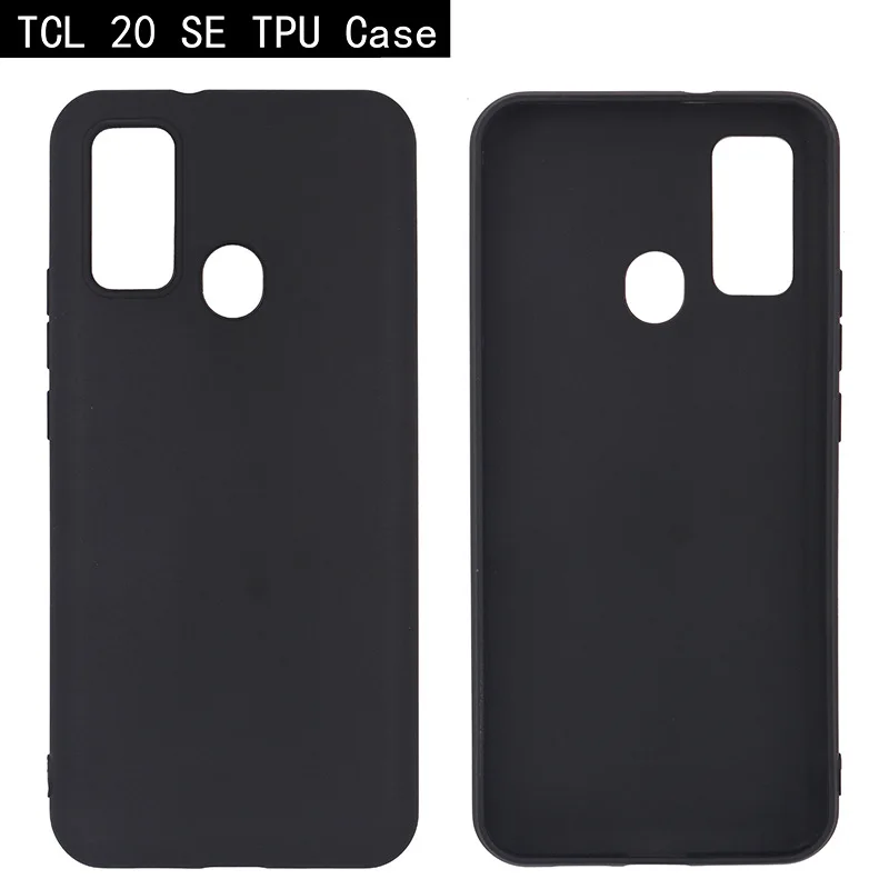 Matte Soft TPU Case For TCL 50 SE 40 40R 40SE 40XE 30 30XE 30SE 20 20SE 20R 20L 10L 10 Pro XL E 5G Lite Plus LE XE SE Back Cover