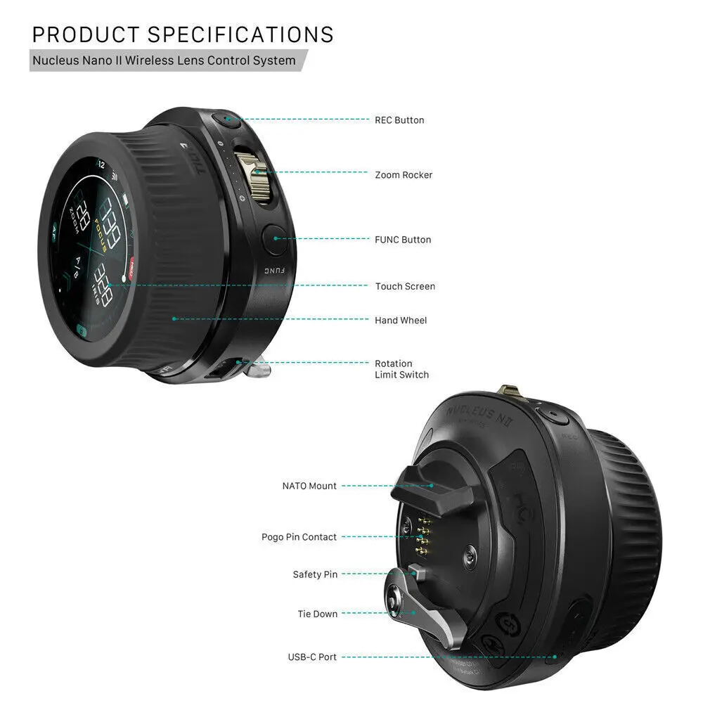 TILTA Nucleus Nano II Wireless Lens Control Handwheel Follow Focus Handwheel WLC-T05-HWC