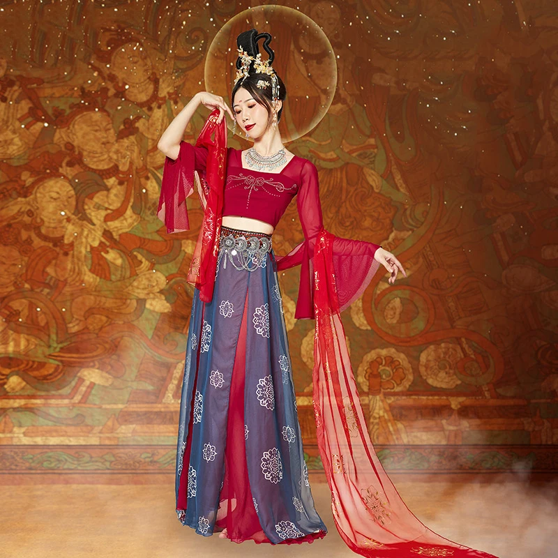 Dunhuang Flying Performance Clothing Dancing Halloween Costume Women