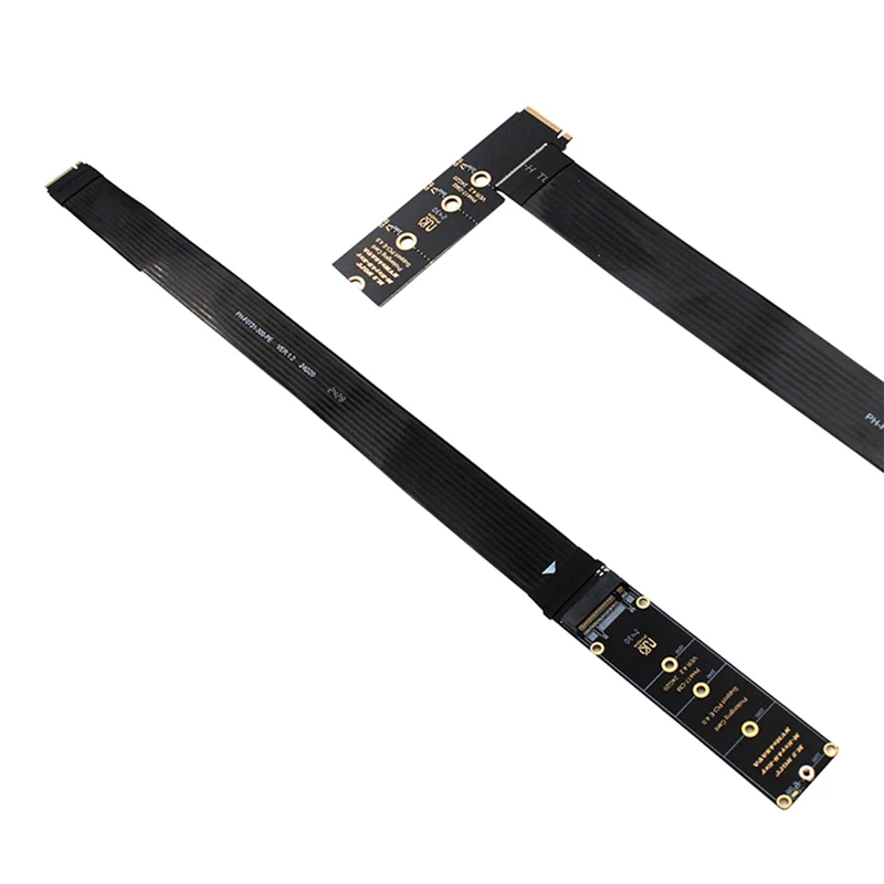 Dual Protocol PCIE4.0 M.2 M Key NVME Extension Cable Riser Card For 2230 2242 2260 2280 M.2 PCI-E / M2 NGFF SATA SSD