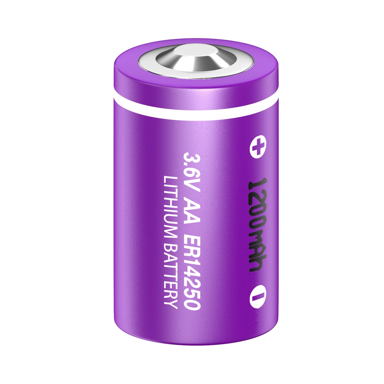 20PCS/lot ER14250 3.6V Lithium Battery 14250 1/2AA Battery LiSOCl2 Batteries 1200mAh for heat meter,insulin pump,GPS