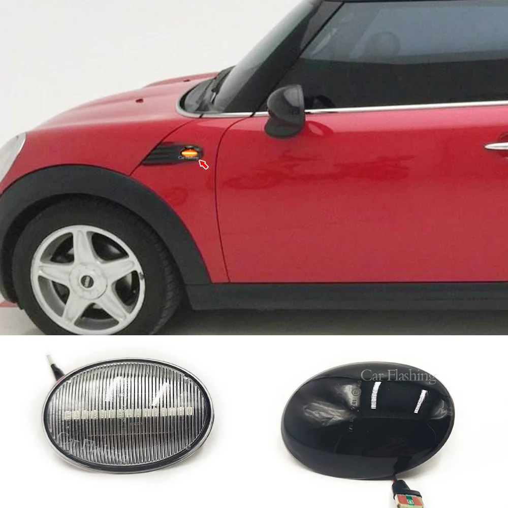 

For BMW Mini Cooper S R55 R56 R57 R58 R59 Vane Light Flowing LED Turn Signal