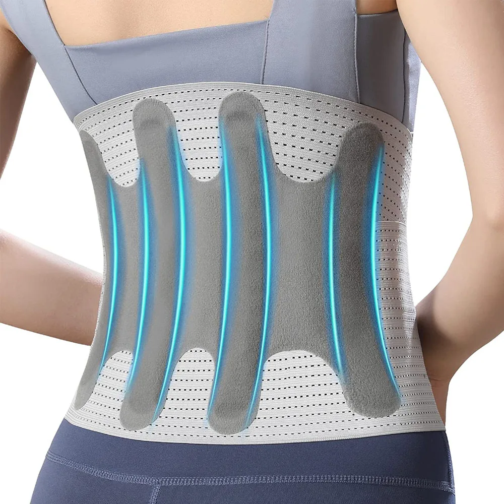 Lumbar Back Belt Gym Waist Support Men Orthopedic Corset Girdle Spine Decompression Strap Waist Trainer Lower Back Pain Relief