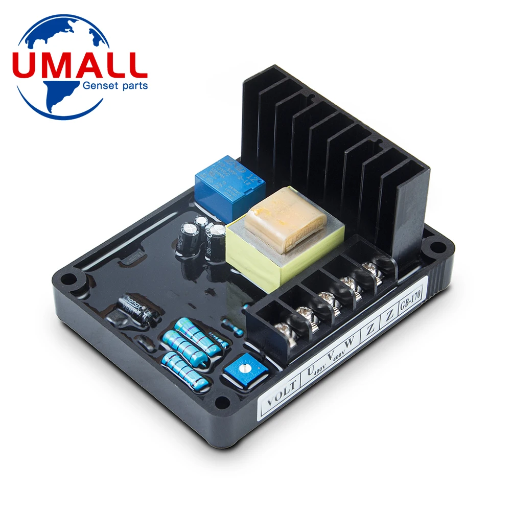 Three Phase Brush Type Generator AVR Circuit Diagram GB-170