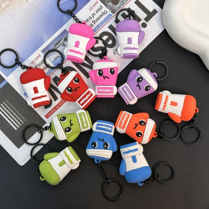Boxing Glove Keyrings as Holiday Gifts for Sports Enthusiasts for Backpacks Pendants Car Keychain Mini Boxing Glove Keychain