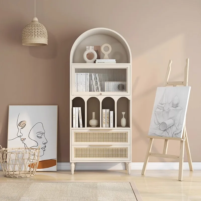 

Light luxury solid wood bookcase