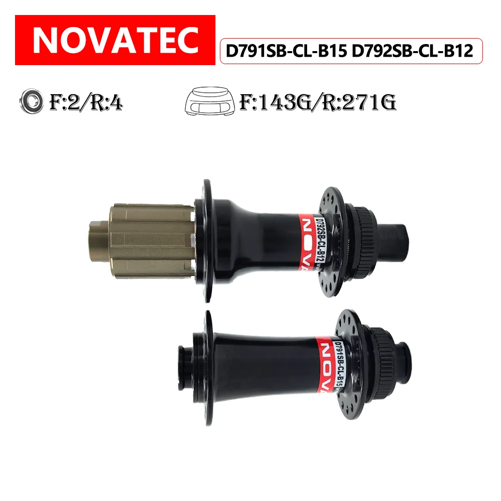 Novatec D791SB-CL-B15 D792SB-CL-B12 Boost Hubs 110x15 148x12 Center Lock 28h 32h TA Mtb Road Disc Cubos Freehub HG XD XDR