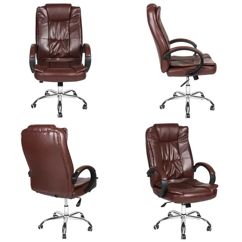 Modern Luxury High Backrest Adjustable Rotating Boss Chair Ergonomic Computer Office Furniture
