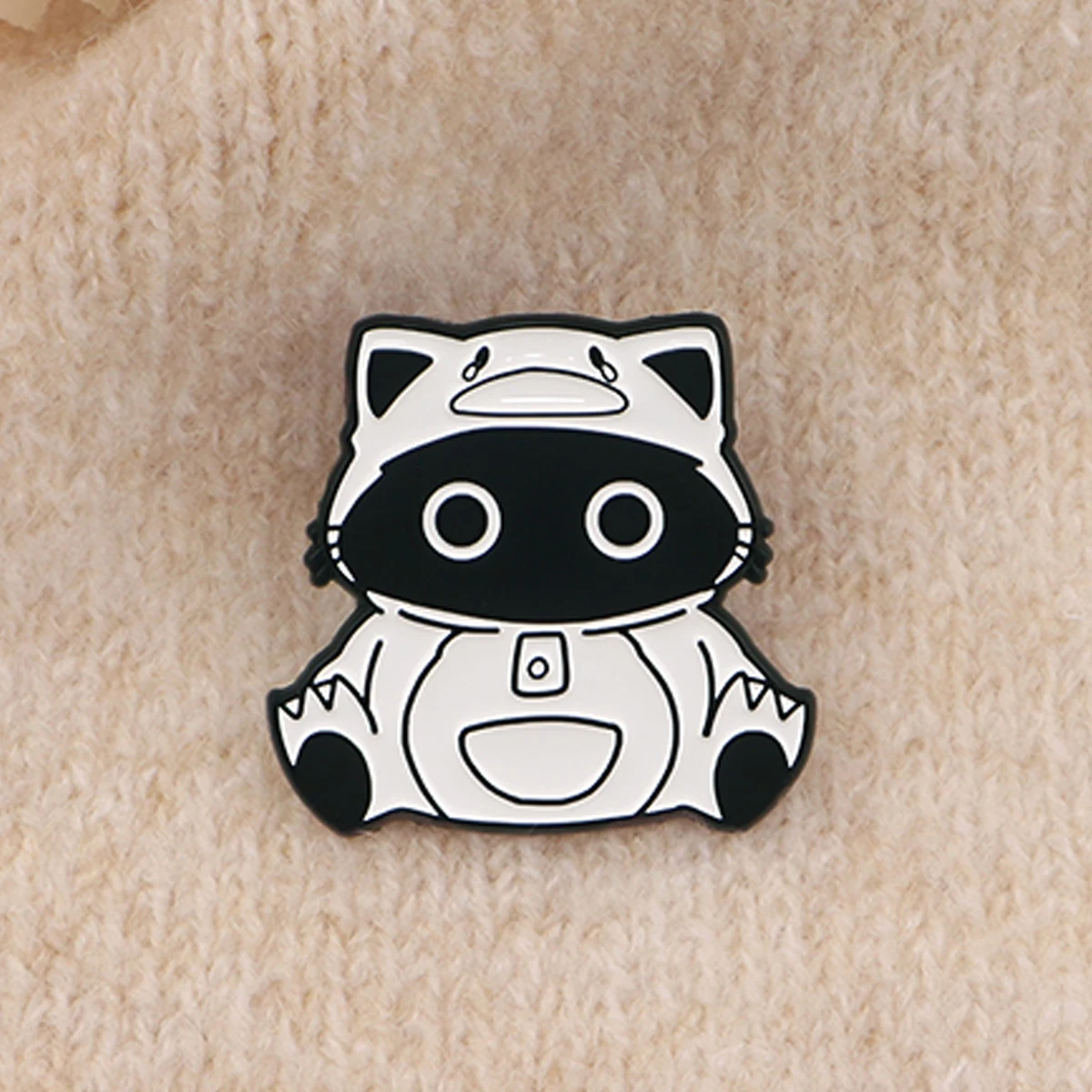 Bottled Menace Evil Black Cat Enamel Pin Funny Badge Metal Lapel Brooch For Backpacks Brooches Fashion Jewelry Accessories Gifts