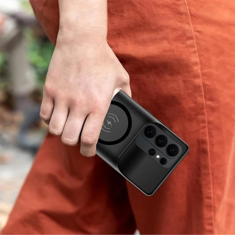 

Новейший внешний аккумулятор S26 на 10000 мАч для Samsung Galaxy S26 Plus, S25 Ultra, S24 Plus, S22, S23, S26 Ultra: чехол-зарядка с беспроводной зарядкой