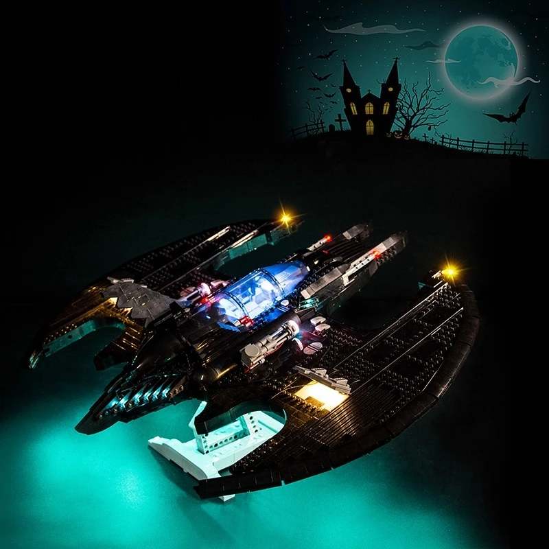 LED Lighting Set Suitable for LEGO 1989 Batwing 76161 Super Heroes Building Blocks No Model
