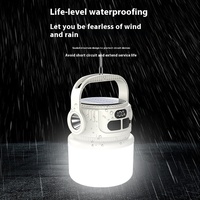 New Outdoor Camping Equipment Portable Emergency Light Multi Functional Tent Rechargeable LED High Brightness Flashlight