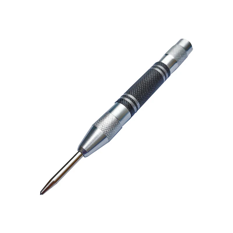 Automatic Center Punch Spring Loaded Locator Woodworking Metal Drill Adjustable Kerner Center Pin Press Dent Marker Hand Tools