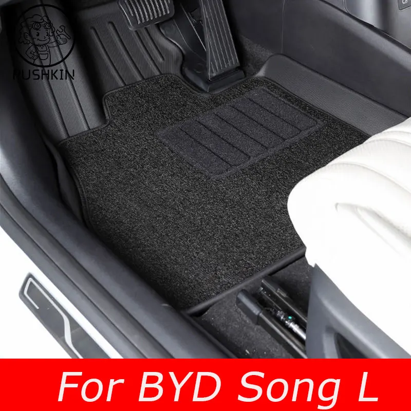 

Car Floor Mats For BYD Song L EV TPE Custom Carpets Interior Automobile Accessories Products Auto Parts Foot Pads Trunk mat