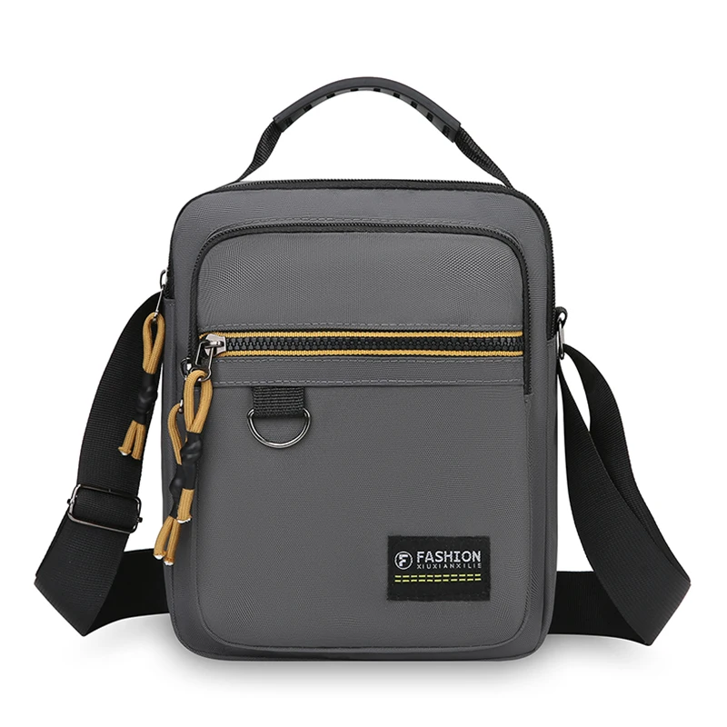 

Новая модная и универсальная мужская сумка на одно плечо, многослойная пригородная сумка через плечо, роскошная мужская сумка