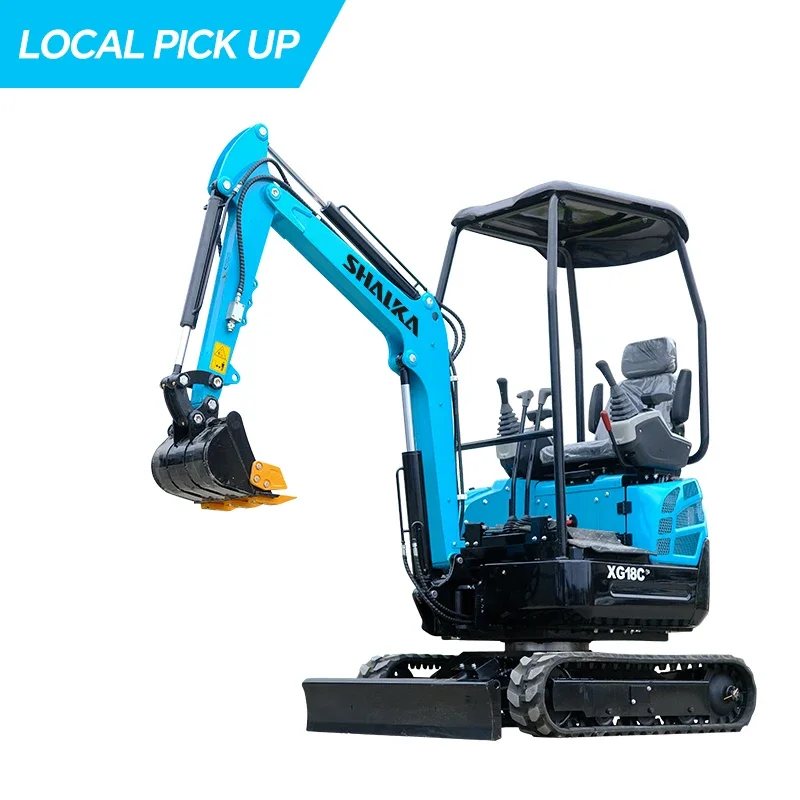 حار بيع حفارة صغيرة 1 طن 1.2 طن مخصص محرك كوبوتا 1.5 طن 1.8 طن حفارة مجنزرة EURO 5 EPA محرك حفارة