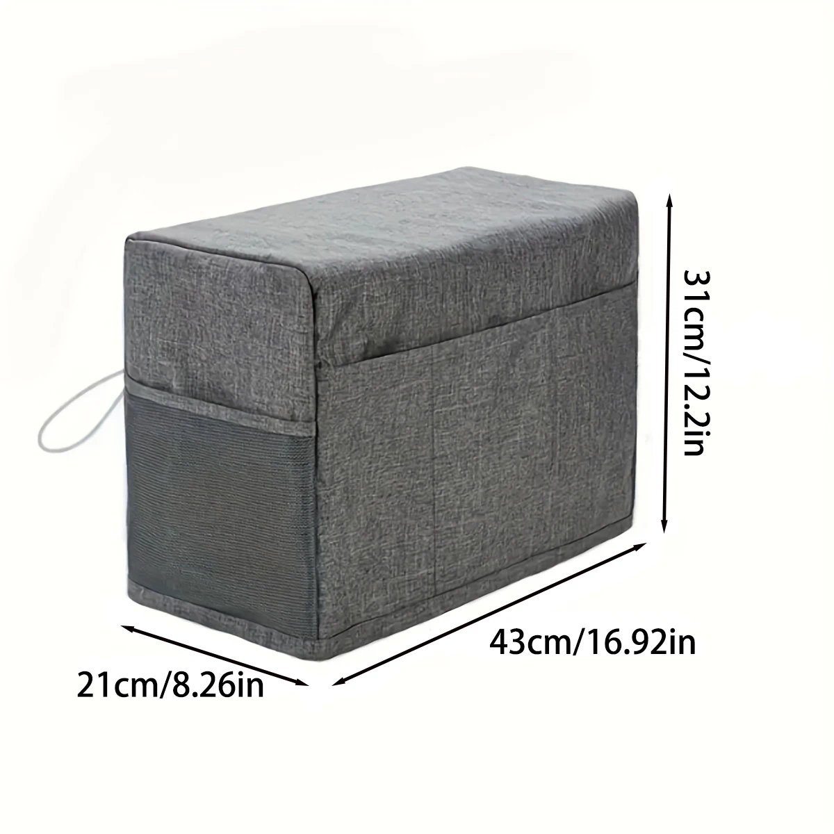 Gray household sewing dust cover set sewing tools storage bag for one pack - view 4