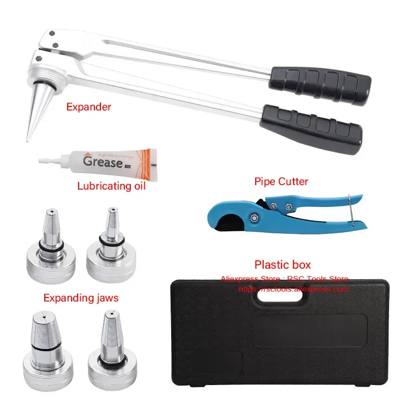 Uponor PEX Pipe Tube Expander 16 20 25 32mm ProPEX Expansion Tool Kit for Water and Radiator Connection