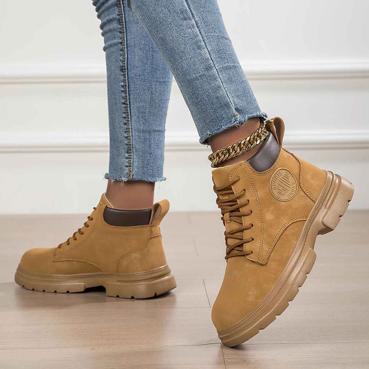 Sepatu Bot Kerja Unisex Model  - Men'S Shoes No Laces ulasan dan harga