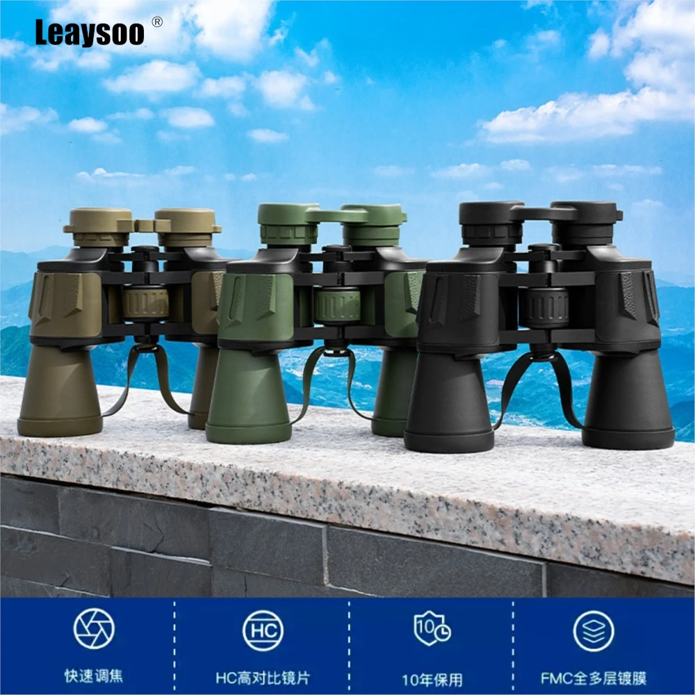 Professional Rangefinder Binoculars HD High Power Low Light Night Vision Telescope for Bee Finding Hunting Outdoor Camping Gear
