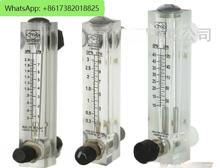 Air duct type panel type plexiglass rotor float gas liquid water flowmeter