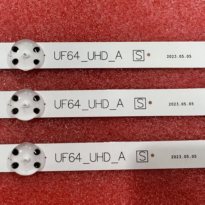 3pcs 8LED LED backlight strip for  UF64_UHD_A HC430DGN-SLNX1 43UF6409 43UF6400 43UF640V 43UF6407 43UH610V 43UH619V 43UH603V